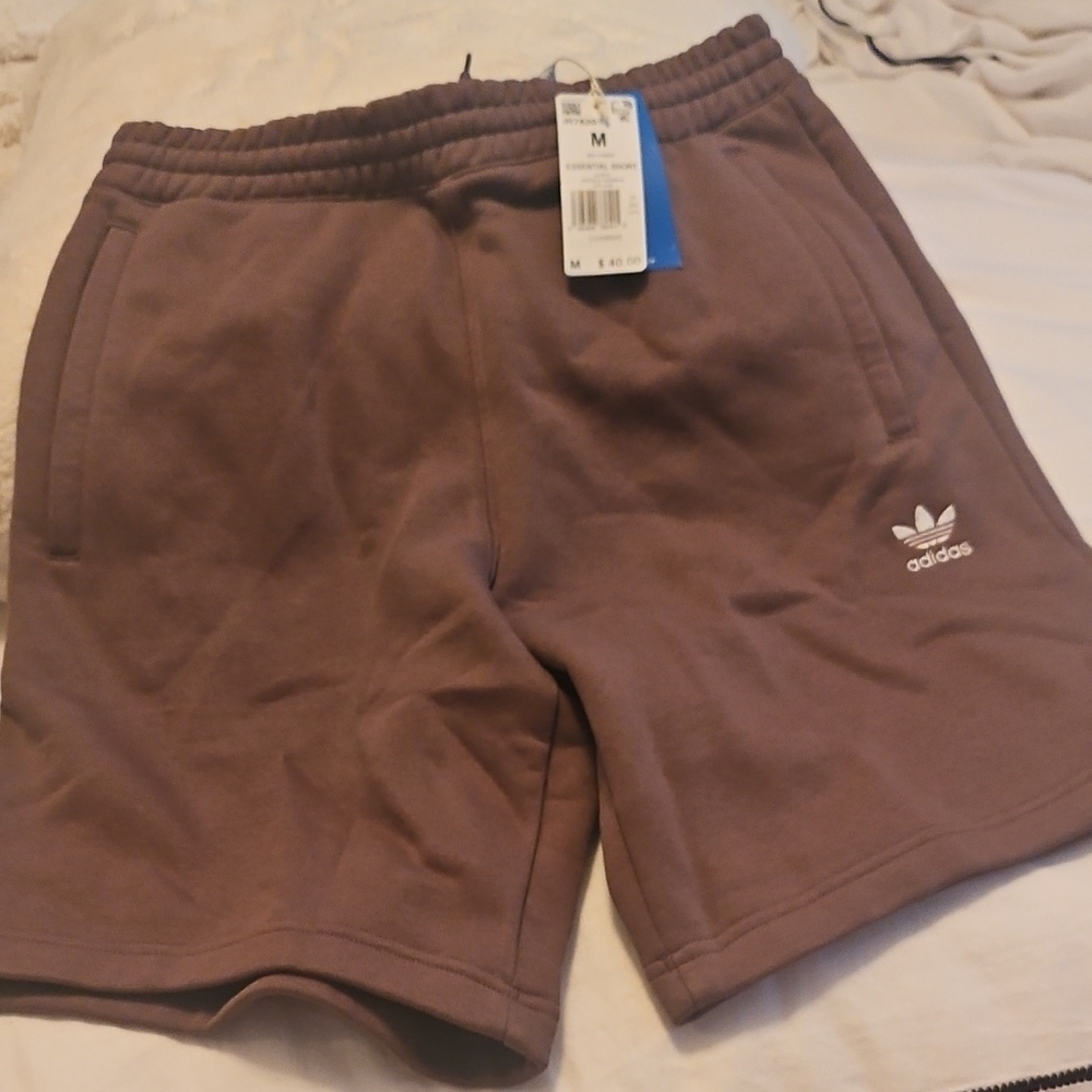 Adidas Men's Athletic Shorts in Brown